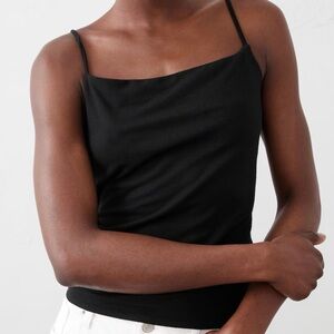 Black Relaxed Camisole Top Banana Republic